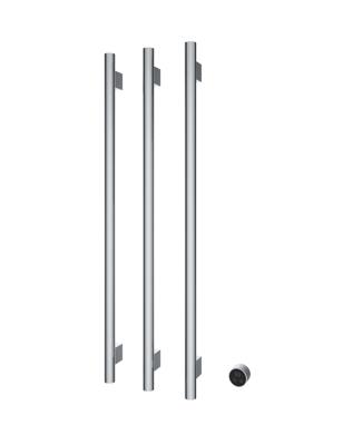 Hotbath &MORE set van 3 rails RARV135 ROUND135 cm met separate schakelaar en inbouw element Chroom (RARV135-3CR) Hotbath &MORE set van 3 rails RARV135 ROUND135 cm met separate schakelaar en inbouw element Chroom (RARV135-3CR)