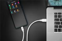 USB 3.2 GEN 1 (USB3.0) Aansluitkabel - USB-C naar USB-A - 5Gbit/s - USB adapter - OTG kabel - 1m - Wit - thumbnail