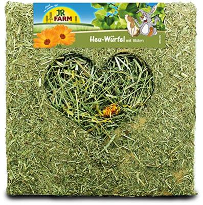 JR Farm knaagdier hooiblok met bloemen 450 gram 19740 JR Gebr. de Boon - Gebr de boon