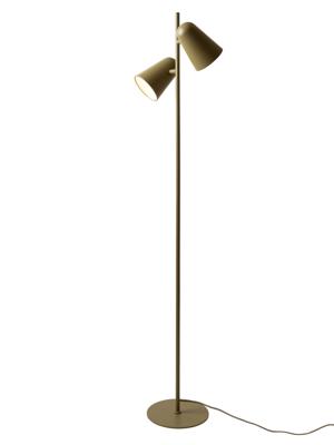 its about RoMi Vloerlamp 'Salamanca' 2-lamps, kleur Olijfgroen