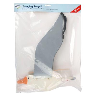 Small Foot houten baby mobiel zwevende zeemeeuw met bewegende vleugels Small Foot houten baby mobiel zwevende zeemeeuw met bewegende vleugels