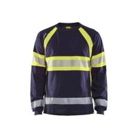 Blåkläder High-Vis T-Shirt lange mouwen 35101030 | Zwart/High-Vis Geel | Maat XXL - 7330509799390 - thumbnail