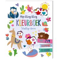 Mijn bling-bling kleurboek - Schattige dieren (Paperback) - thumbnail