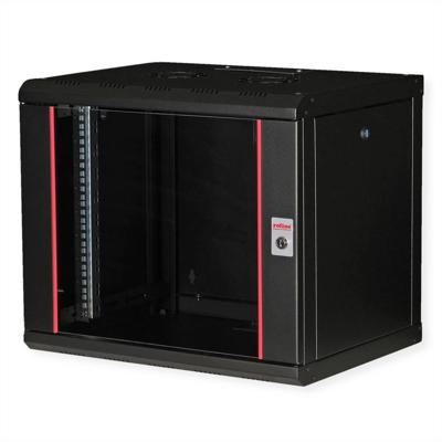 ROLINE 19-inch wandbehuizing Pro 9 U, 600x450 BxD zwart ROLINE 19-inch wandbehuizing Pro 9 U, 600x450 BxD zwart