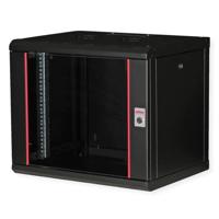 ROLINE 19-inch wandbehuizing Pro 9 U, 600x450 BxD zwart - thumbnail
