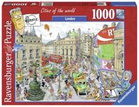 Ravensburger puzzel Fleroux Cities of the world: Londen - 1000 stukjes - thumbnail
