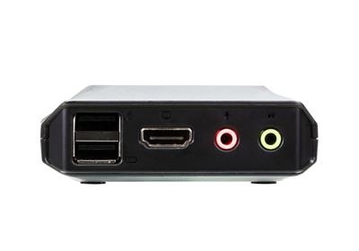 ATEN CS22H KVM-switch Zwart