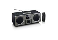 Lenco DAR-030 Radio DAB+, VHF (FM) Bluetooth Wekfunctie Zwart-grijs - thumbnail