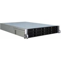 Inter-Tech IPC 2U-2412 Rack Zwart, Zilver - thumbnail