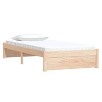 Bedframe massief hout 90x200 cm - thumbnail