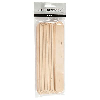 Creativ Company Houten knutselstokjes lang, 15st. (20x25mm) Creativ Company Houten knutselstokjes lang, 15st. (20x25mm)