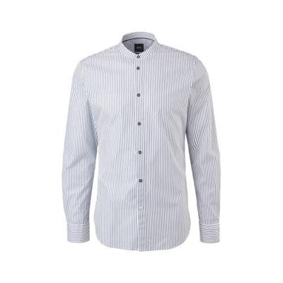 s.Oliver BLACK LABEL gestreept slim fit overhemd blauw s.Oliver BLACK LABEL gestreept slim fit overhemd blauw