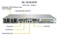 Supermicro A+ Server 1013S-MTR Socket SP3 Rack (1 U), Zwart, Grijs - Bareboneserver (Socket SP3, AMD, DDR4-SDRAM, 4 GB, 8 GB, 16 GB, 32 GB, 64 GB, 2666 MHz, 240-pin DIMM) - thumbnail