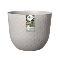 Elho Fuente Grains Bloempot 47 cm - Grijs - thumbnail