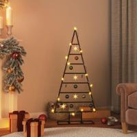 Kerstdecoratie kerstboom 125 cm metaal zwart - thumbnail