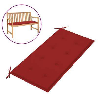 VidaXL Tuinbankkussen 100x50x3 cm oxford stof rood