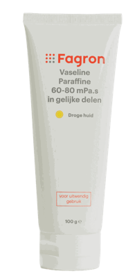 Fagron Vaseline Paraffine 60-80 mPa.s Droge Huid