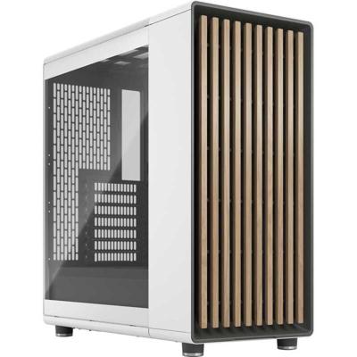 PC Case - Fractal Design - North Chalk White TG Clear Tin