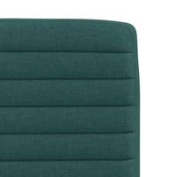 Eetkamerstoelen 4 st stof donkergroen - thumbnail