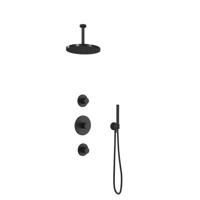 Hotbath Cobber IBS20 Regendoucheset inbouw - 15cm plafondarm - 30cm ronde hoofddouche - staafhanddouche - nikkel geborsteld IBS20GN25 - thumbnail