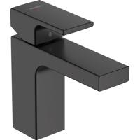 Hansgrohe Wastafelmengkraan Vernis Shape Eengreeps 100 Met Trekwaste CoolStart Mat Zwart - thumbnail