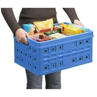 Sunware Square vouwkrat 46L blauw - thumbnail