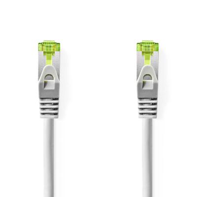 Nedis CAT7 Netwerkkabel | S/FTP | RJ45 Male | RJ45 Male | 10.0 m | Snagless | Rond | LSZH | Grijs | Label - CCGL85420GY100