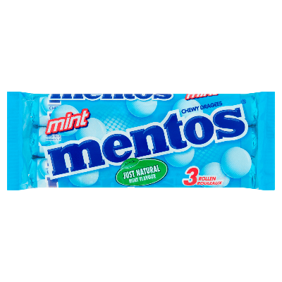 Mentos mint 3-pack (25 stuks)