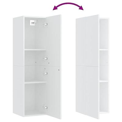VidaXL Tv-meubel 30,5x30x110 cm bewerkt hout wit