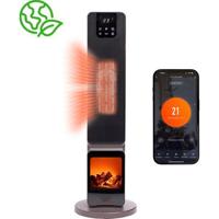QLT Toren Heater met Vlammenspel en Wif - 2000W - thumbnail