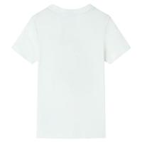 Kindershirt met korte mouwen 92 ecru - thumbnail
