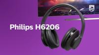 Philips 6000 series TAH6206BK/00 hoofdtelefoon/headset Hoofdtelefoons Hoofdband 3,5mm-connector Bluetooth Zwart - thumbnail