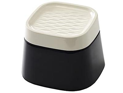 Savic ergo cube voerbak creme / zwart