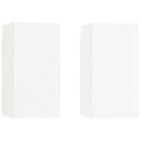 Tv-meubelen 2 st 30,5x30x60 cm bewerkt hout wit - thumbnail