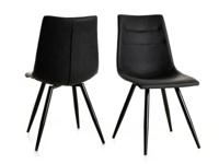 Set van 2 stoelen ONNIX zwart - thumbnail