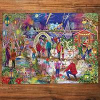 Intro Gibsons kerst puzzel enchanted christmas 1000 stukjes - thumbnail