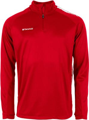 Stanno 408026 First Quarter Zip Top - Red-White - XL