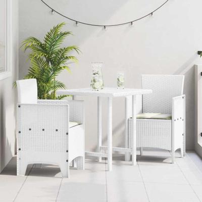Tuinstoel 2 pcs Wit 53 x 49 x 85 cm PP