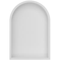 Wiesbaden Demis Inbouwnis - Ovaal - 30x45x7cm - Mat Wit - thumbnail