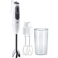 Braun MQ3105B MultiQuick 3 Staafmixer Wit/Grijs - thumbnail