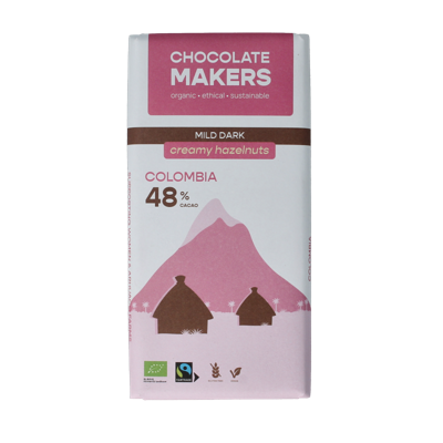 Colombia dark hazelnut creme 48% bio 80 Gram