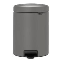 Brabantia pedaalemmer Newlcon 5 liter mineral concrete grey - thumbnail