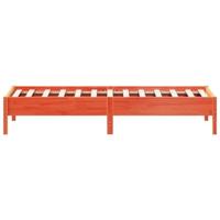 Bedframe massief grenenhout wasbruin 90x200 cm - thumbnail