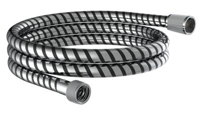 Schutte HOGAFLEX K-1 doucheslang | kunststof,chroom-zwart
 - 63852