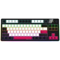 LORGAR kbp70tklw, gaming toetsenbord (zwart, us lay-out, logar toxic purple, tkl, rgb, hot-swappable, pbt double-shot, bluetooth / 2.4ghz / usb) - thumbnail