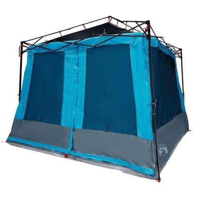 Tent met dak Anders met luchtopening Blauw en Zwart 291 x 291 cm