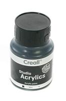 Creall Studio Acrylverf, dekkend, black (99), 500 ml/ 1 fles - thumbnail