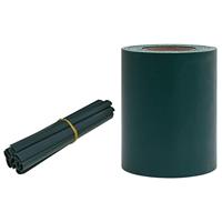 VidaXL Tuinscherm 35x0,19 m pvc matgroen - thumbnail
