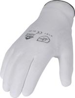 Asatex Handschoen | maat 9 wit | EN 388 PSA-categorie II | nylon met polyurethaan | 12 paar - 3700/9/70 3700/9/70 - thumbnail