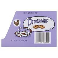 Dreamies 5998749116500 kattensnoepjes Eend 60g - thumbnail